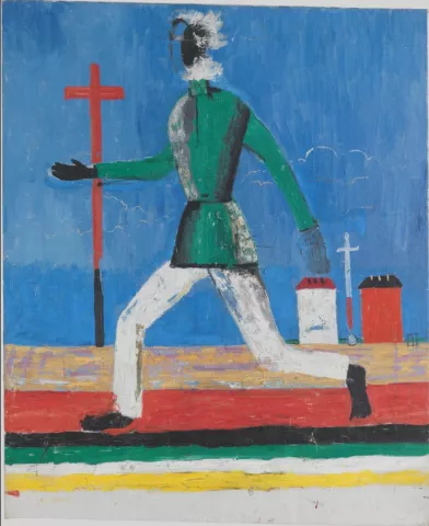 Kasimir Malevitch, peinture, Sensation du danger