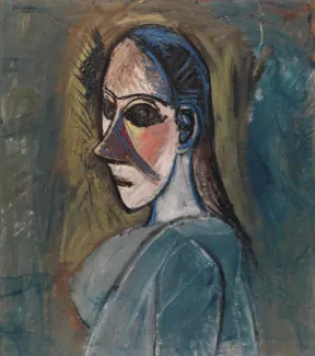 Test Test Test, peinture, Buste de femme
